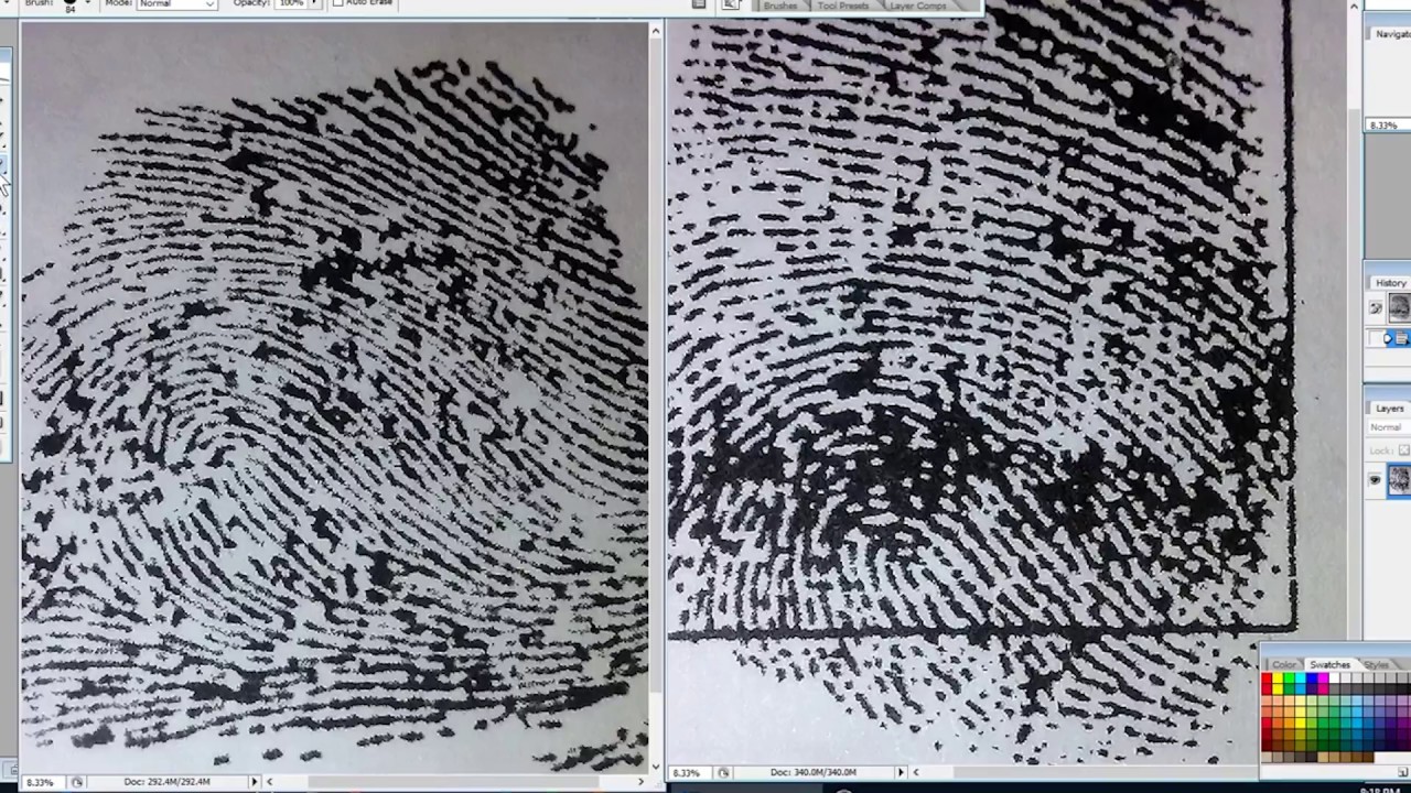 How To Compare Fingerprints - Examples 7-8