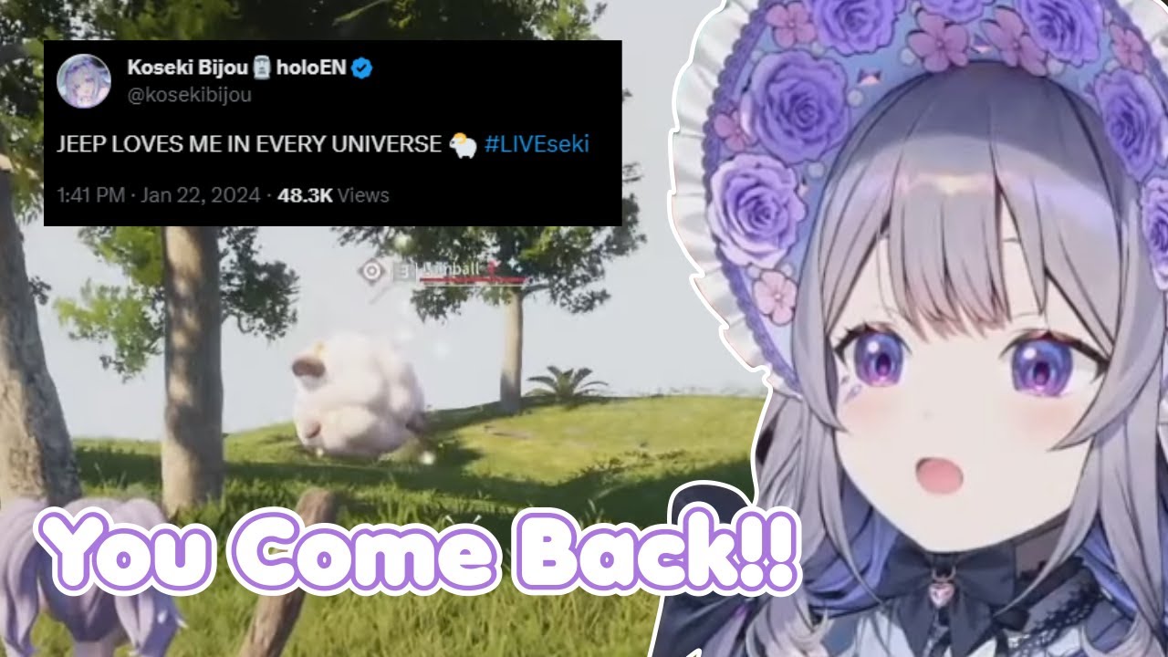 Biboo's Touching Reunion With Jeep In Palworld HoloEN Server