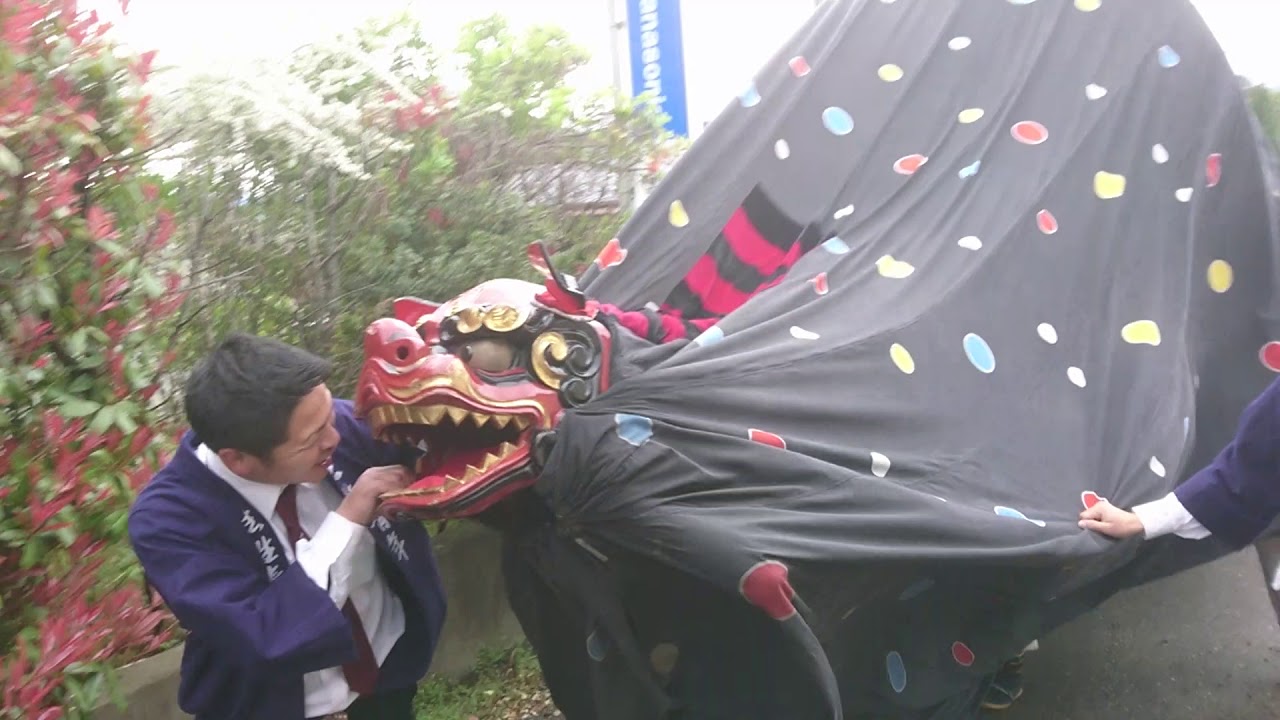 喬木村 伊久間のお獅子！