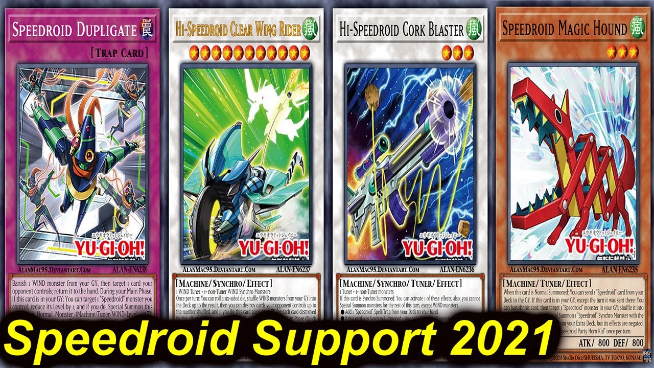 【YGOPRO】SPEEDROID NEW SUPPORT DECK 2021