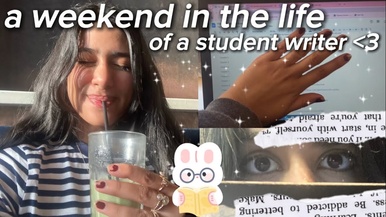 a weekend in the life of a student writer 🌙 writing my fantasy book vlog ☀️