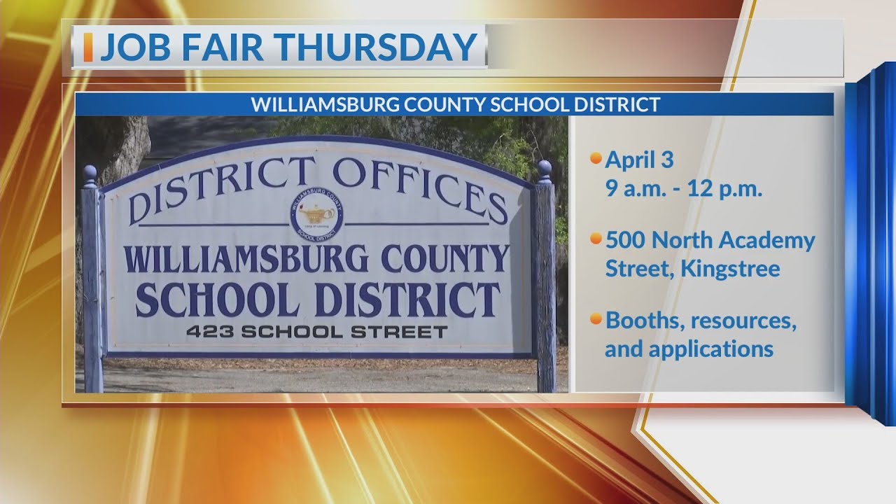 Job Fair planned for Williamsburg County School District Thursday