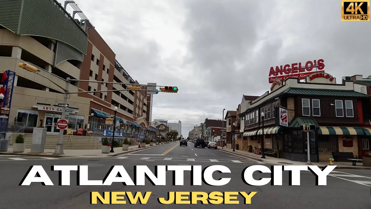 Driving Atlantic City New Jersey 4K