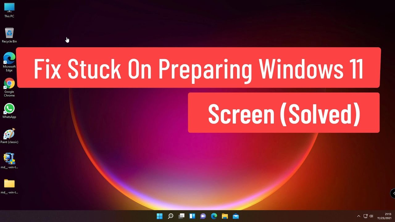 Как исправить зависание на экране подготовки Windows 11 (Решено)