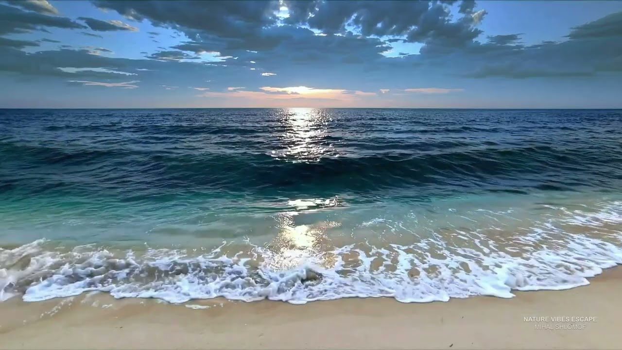 Deep Sleep 💤 Flamingo Beach Costa Rica Vibe Ocean Sounds | Study • Focus | 12h 4K  🌅 🌊