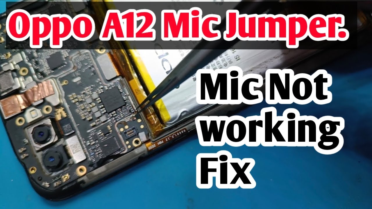 Oppo A12 mic Problem Jumper ways 🔥