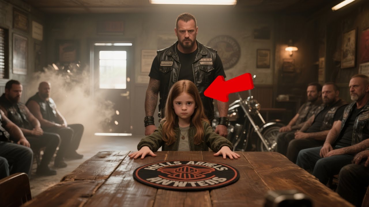 A Little Girl Followed a Biker into the Clubhouse — What She Left on the Table Changed Everything!!