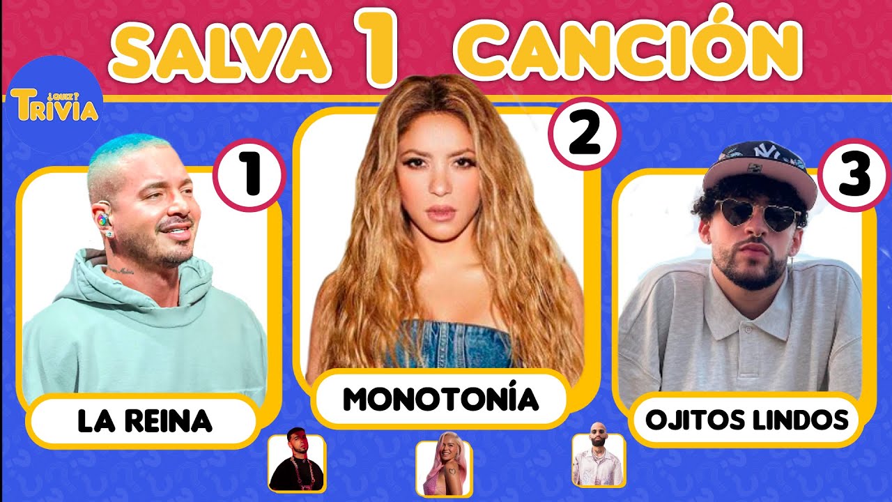 Сможете ли вы выбрать песню? 🎶🤔 Издание Latin Singers - TriviaQuiz