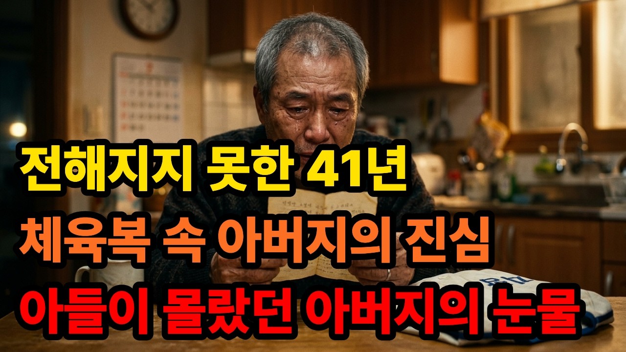 체육복 주머니에서 41년 만에 나온 종이 한 장… 70세 아들이 오열한 이유ㅣ노후사연ㅣ가족갈등ㅣ사연라디오ㅣ감동사연 ㅣ오디오북