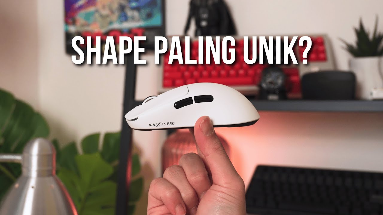 Mouse Gaming 300 RIBU-AN & 500 RIBU-AN dengan Shape PALING UNIK ? (Vortexseries IGNIX F5 & F5 Pro)