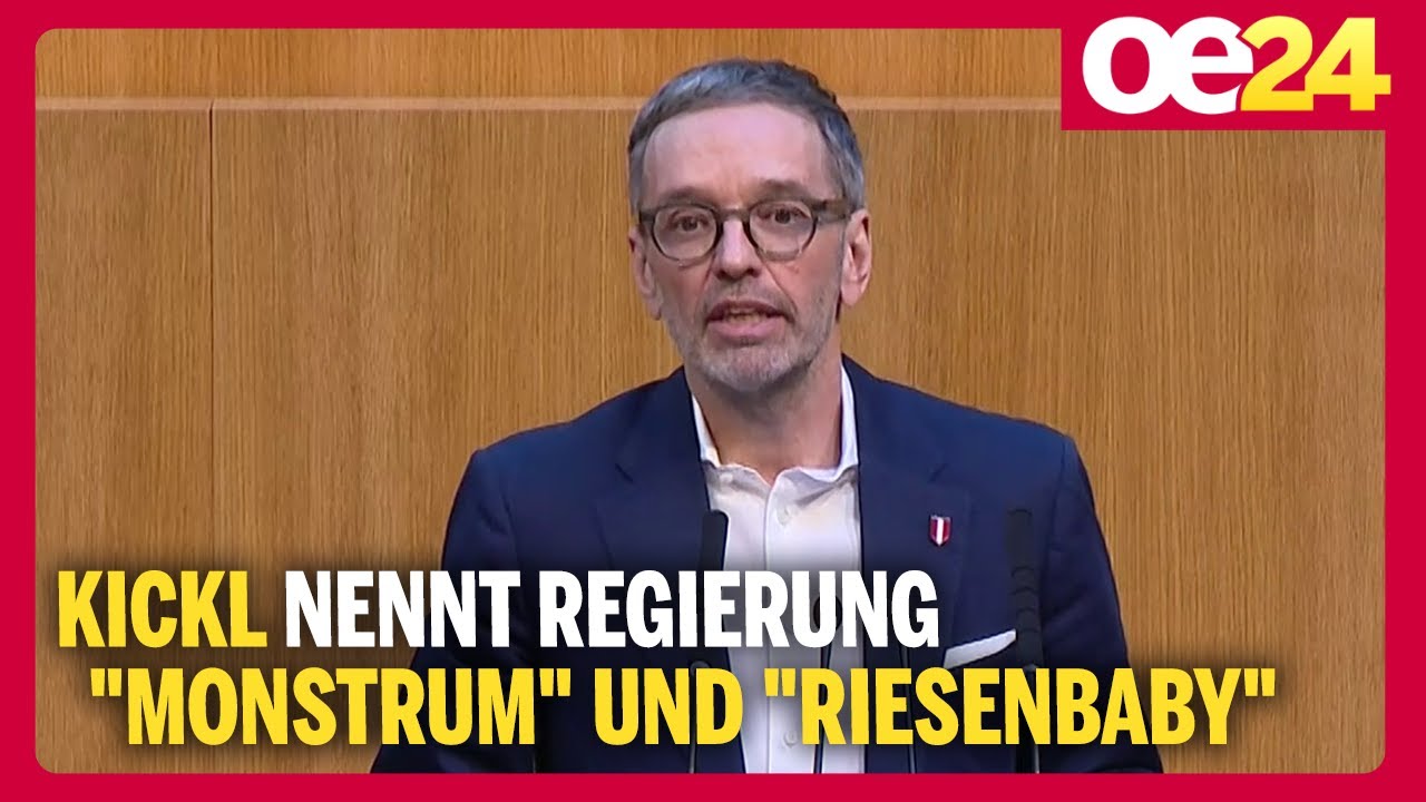 Kickl nennt Regierung 