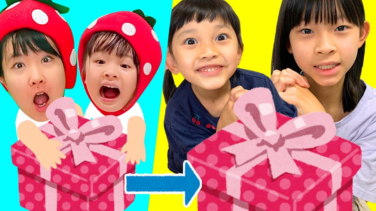 【コラボ】こはるちゃん＆いちごママからプレゼントが届いたよ！　可愛すぎるブレスレットや鬼滅の刃イラストに大喜び❤️　プレゼント開封　6歳　11歳　姉妹
