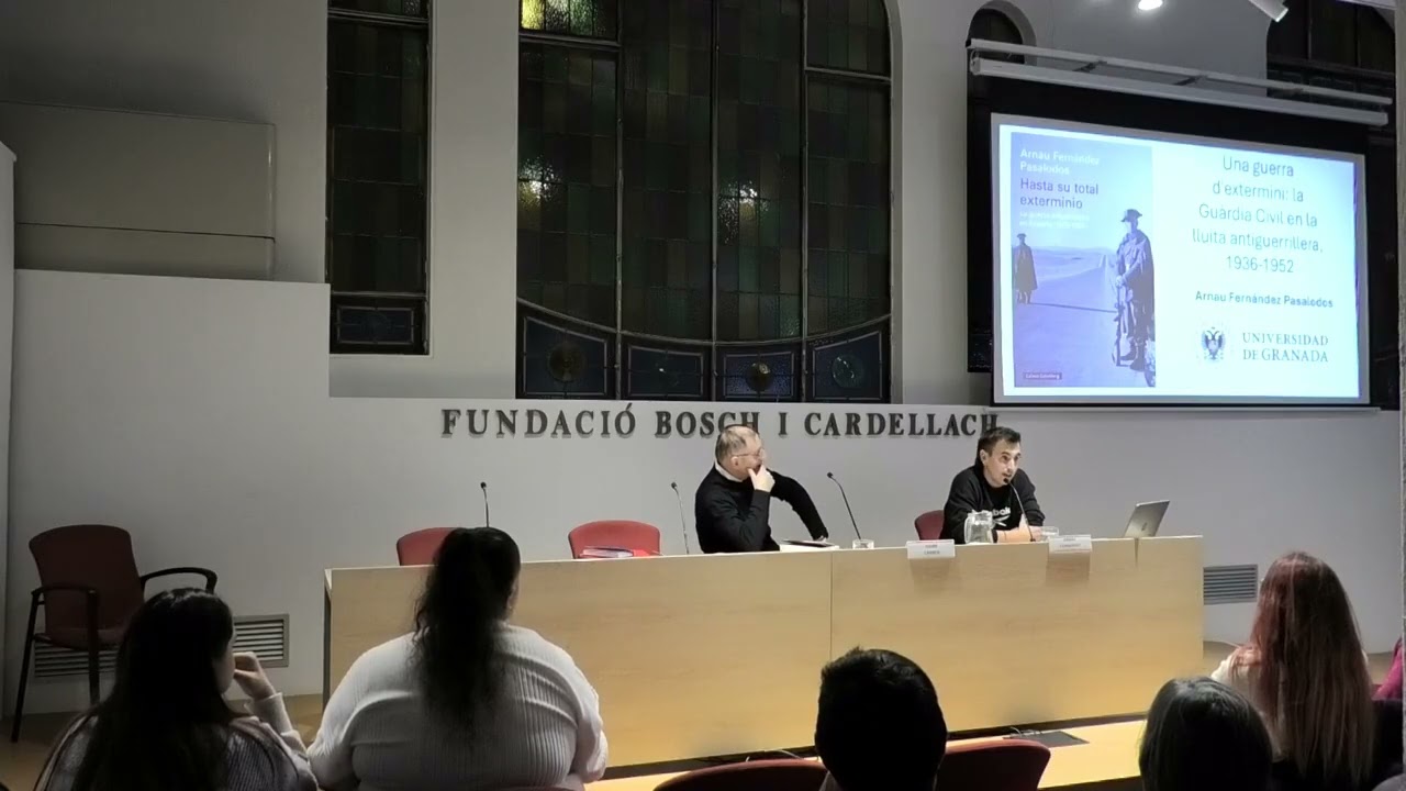 Una guerra d'extermini: la Guàrdia Civil en la lluita antiguerrillera. Amb Arnau Fernández Pasalodos