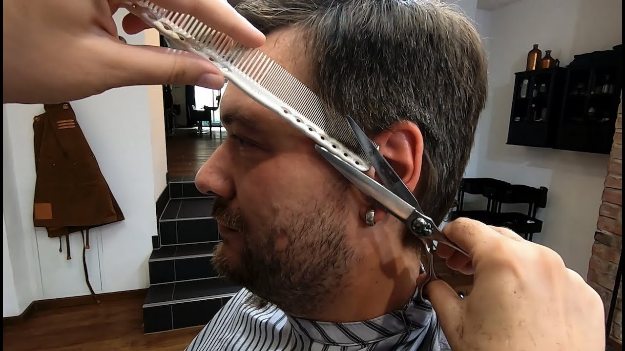 ASMR Scissor Haircut, No Talking.