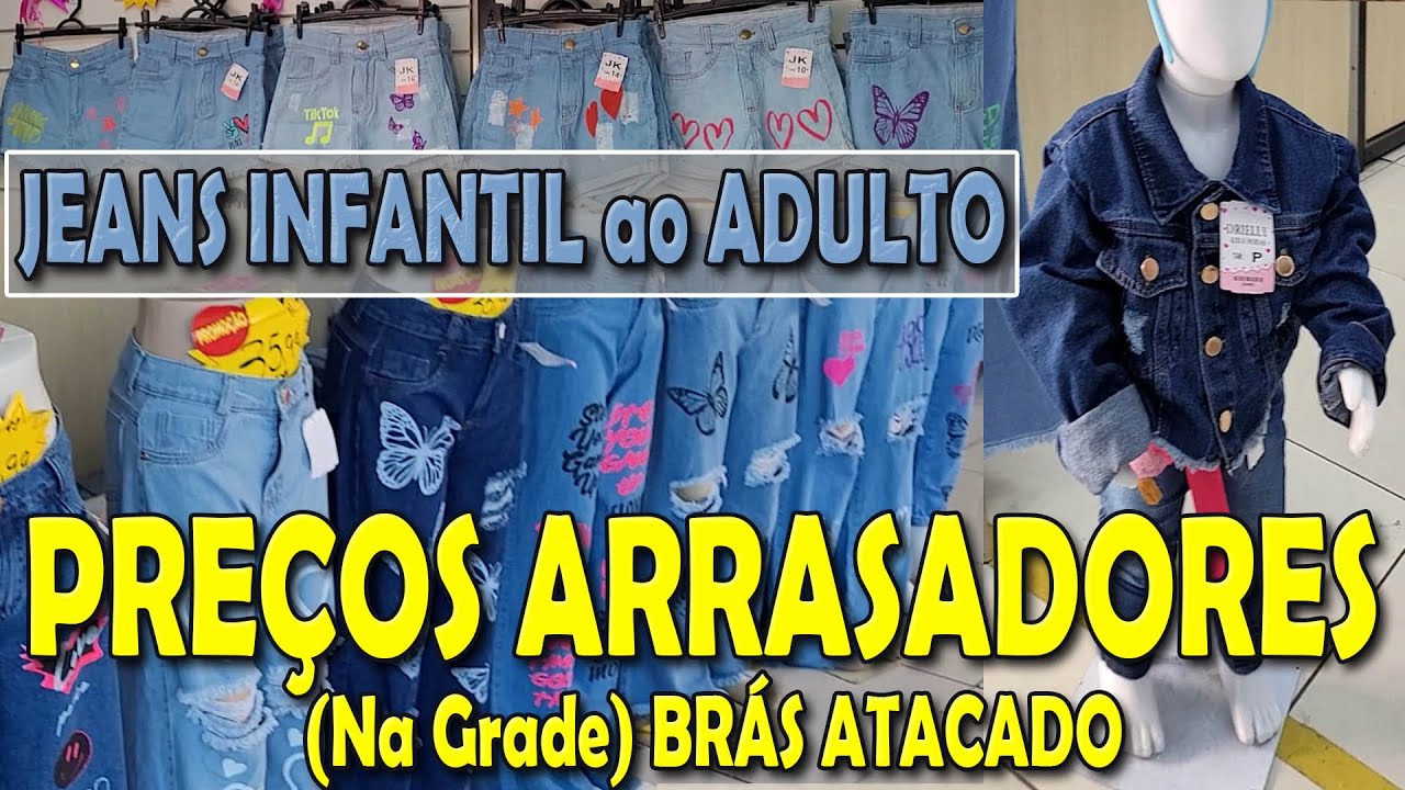 ⭐Jeans Adulto e Infantil Preços Arrasadores