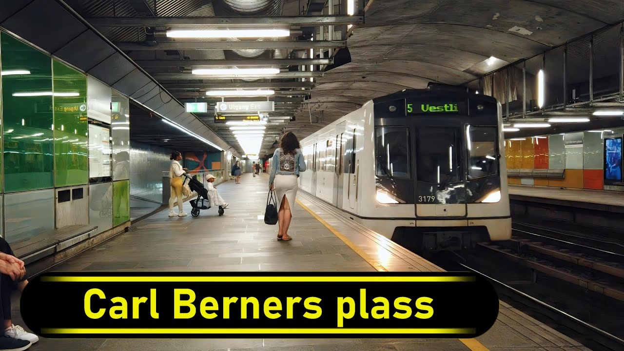 Metro Station Carl Berners plass - Oslo 🇳🇴 - Walkthrough 🚶