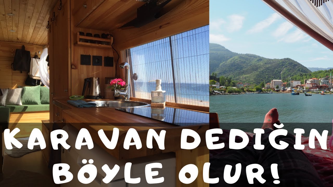 Karavan dediğin böyle olur! banyo/wc/çamaşır mak./24saat sıcak su/ahşap bir ev