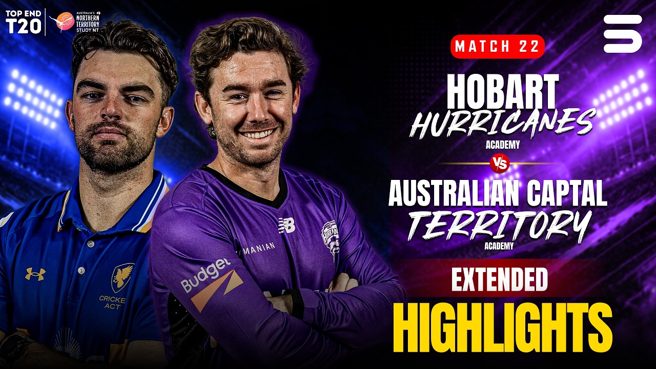 Full Match Highlights | Hurricanes vs ACT Comets | Top End 2026 | Match 22 | DXC | ZP1H