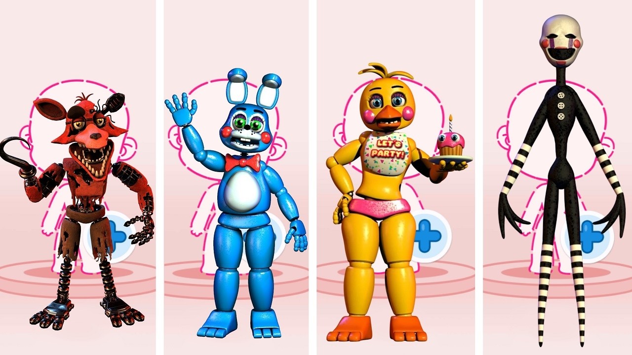 FNAF 2 в мире Аватара 🎭🎮 | Создаю Фокси, Бонни, Чику и Марионетку