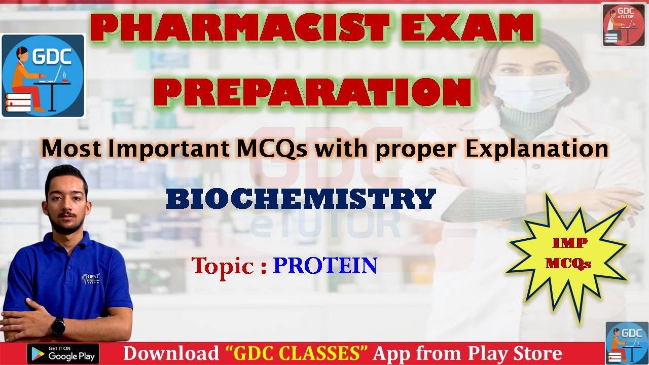 PROTEIN [BIOCHEMISTRY] IMPORTANT MCQS | PHARMACIST EXAM PREPARATION BY AKASH SIR.