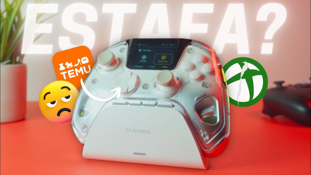 Mando Viral de Temu con PANTALLA 🇨🇳 mejor que el de XBOX? Manba One v2 toda la verdad!!