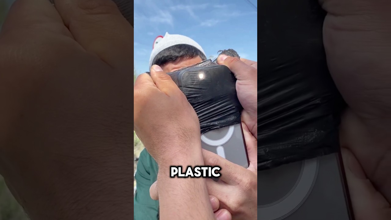 iPhone vs Android FLASH TEST &ndash; Who BURNS Through Plastic?! 👀