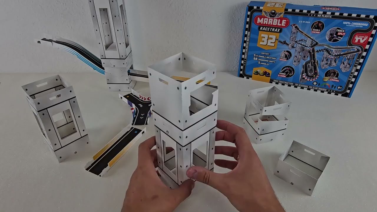 MARBLE RACETRAX 32, Marble run race, Carrera de canicas, Murmelbahn,  大理石跑