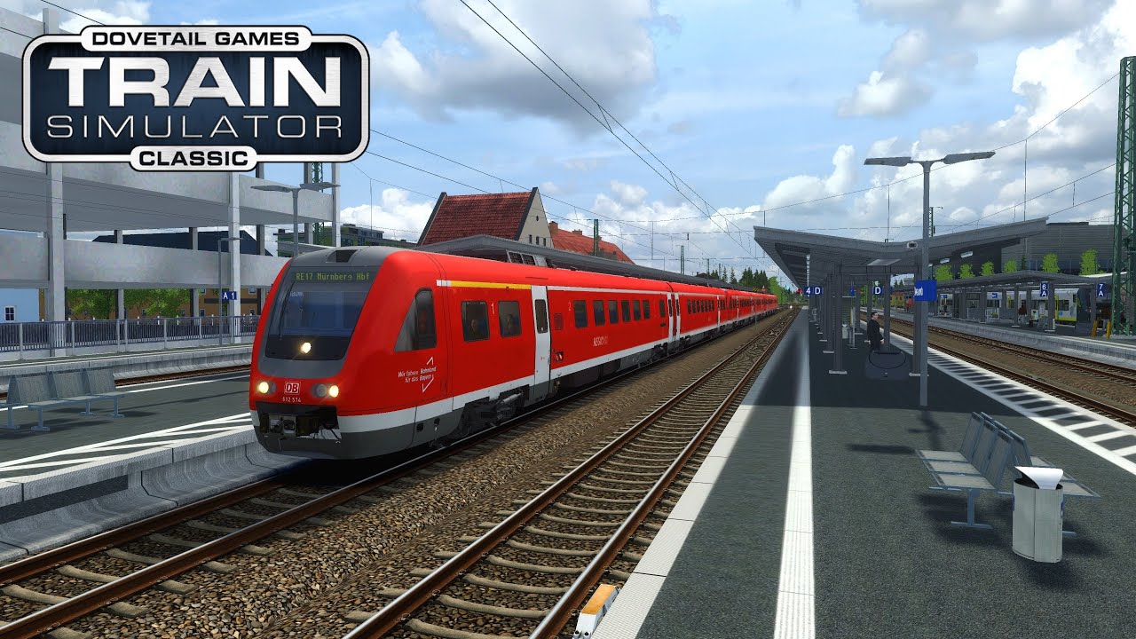 RE 3387 RE 3285 / Train Simulator Classic / Nürnberg-Donauwörth Update / BR 612