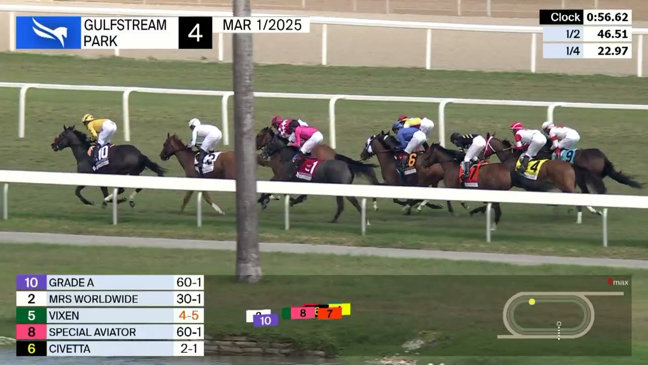 Gulfstream Park Carrera 4 ( Herecomesthebride S.Gr3 )  - 1 de Marzo 2025