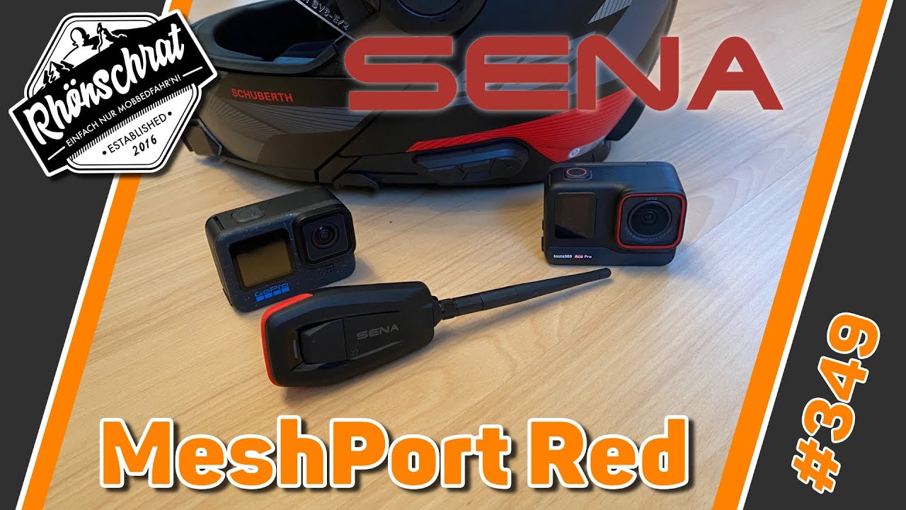 Sena MeshPort Red | Mesh Audio drahtlos auf GoPro HERO12 Black und Insta360 Ace Pro aufnehmen | #349
