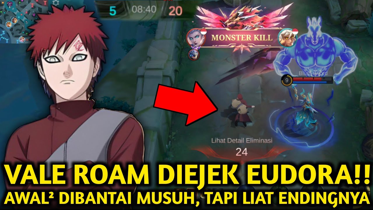 DIRAGUKAN TIM DIREMEHKAN MUSUH BAHKAN DIEJEK, VALE ROAM BIKIN MUSUH TERDIAM DILATEGAME!