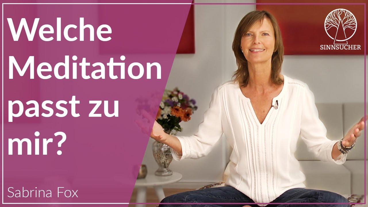 Richtig meditieren? | Welche Meditation passt zu mir? | Sabrina Fox zeigt wie es geht