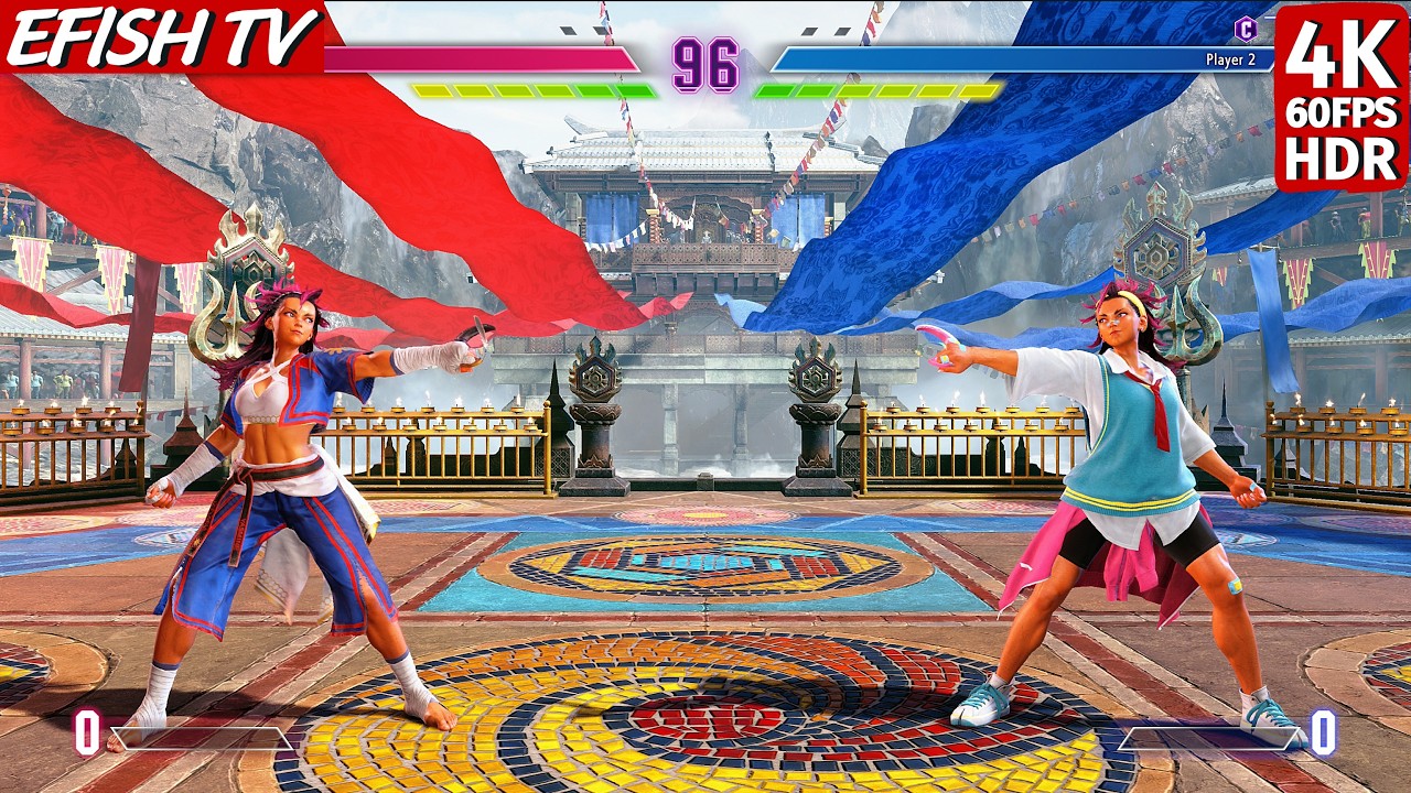 Yasmine против Yasmine (Максимальная сложность) &mdash; Street Fighter 6