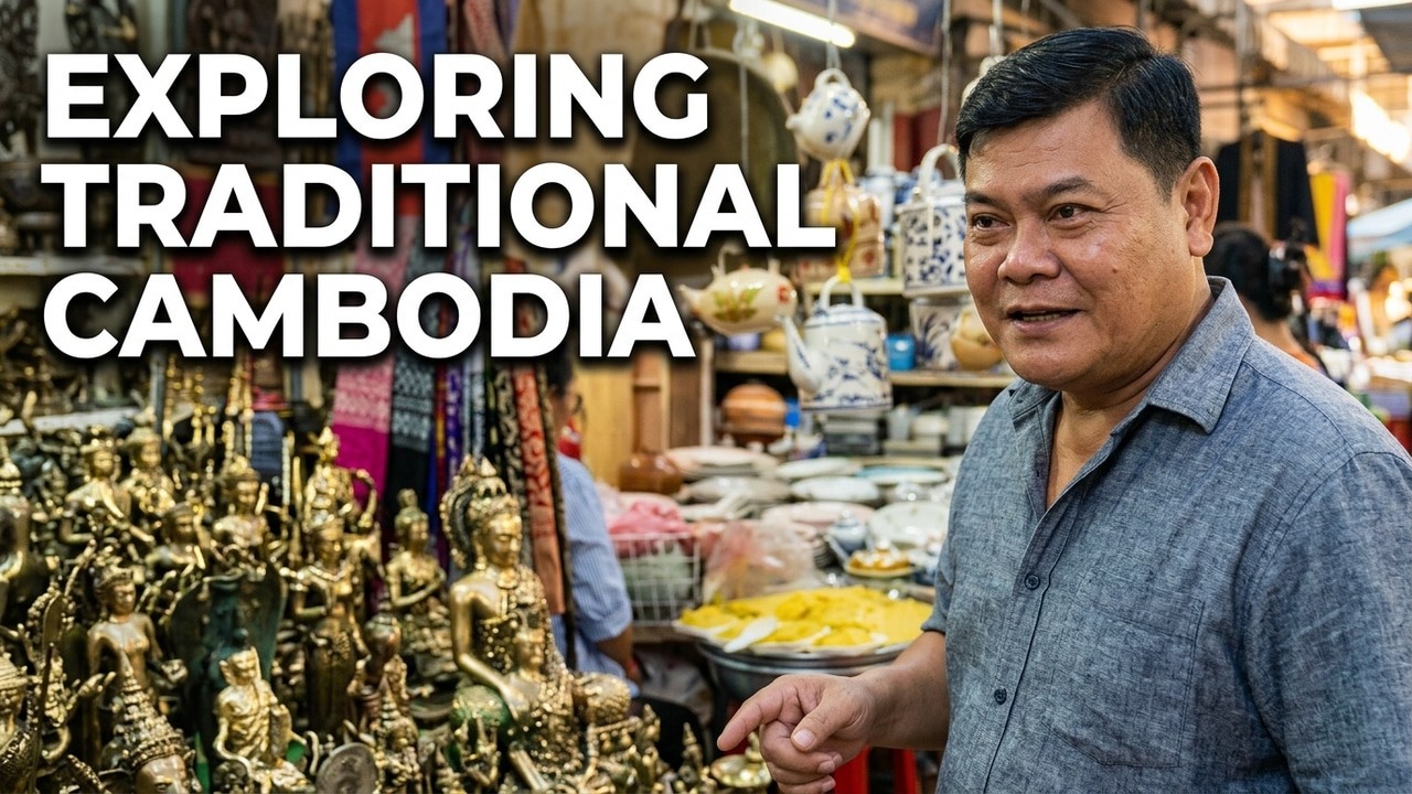 Tuol Tompoung Market Walking Tour 4K 🇰🇭 | Phnom Penh&rsquo;s Famous Russian Market 2025