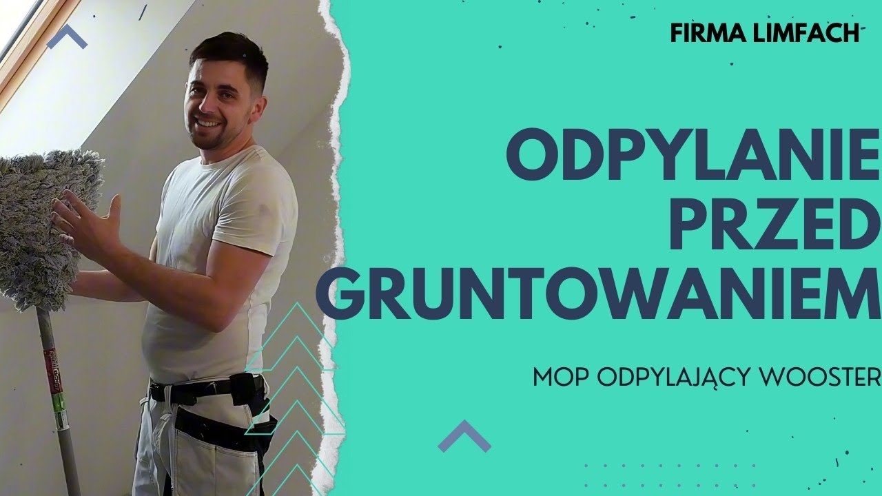 Odpylanie przed gruntowaniem. Mop Wooster. Jak robi to nasza firma
