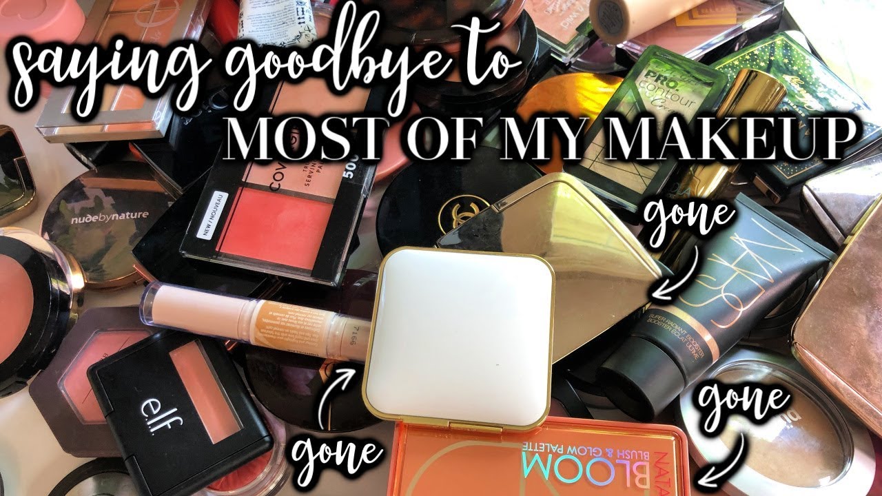 GOODBYE, huge makeup collection. HELLO, curated collection of faves