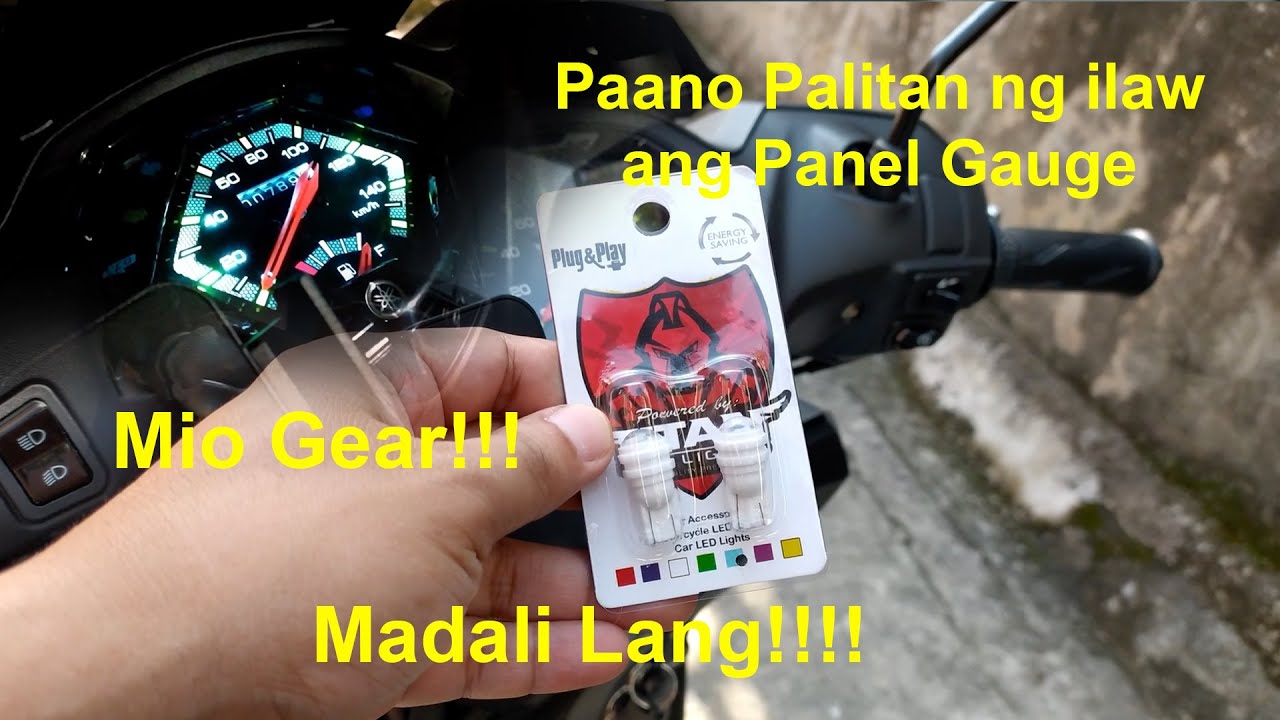 DIY: How to Replace Mio Gear Panel Gauge Lights with LED