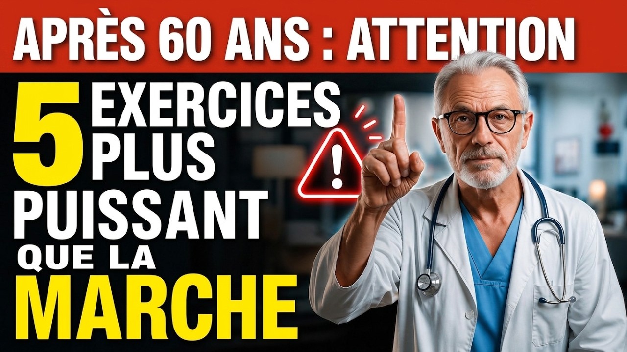 Après 60 Ans : 5 Exercices Plus Efficaces que la Marche (Conseillés par un Chirurgien)