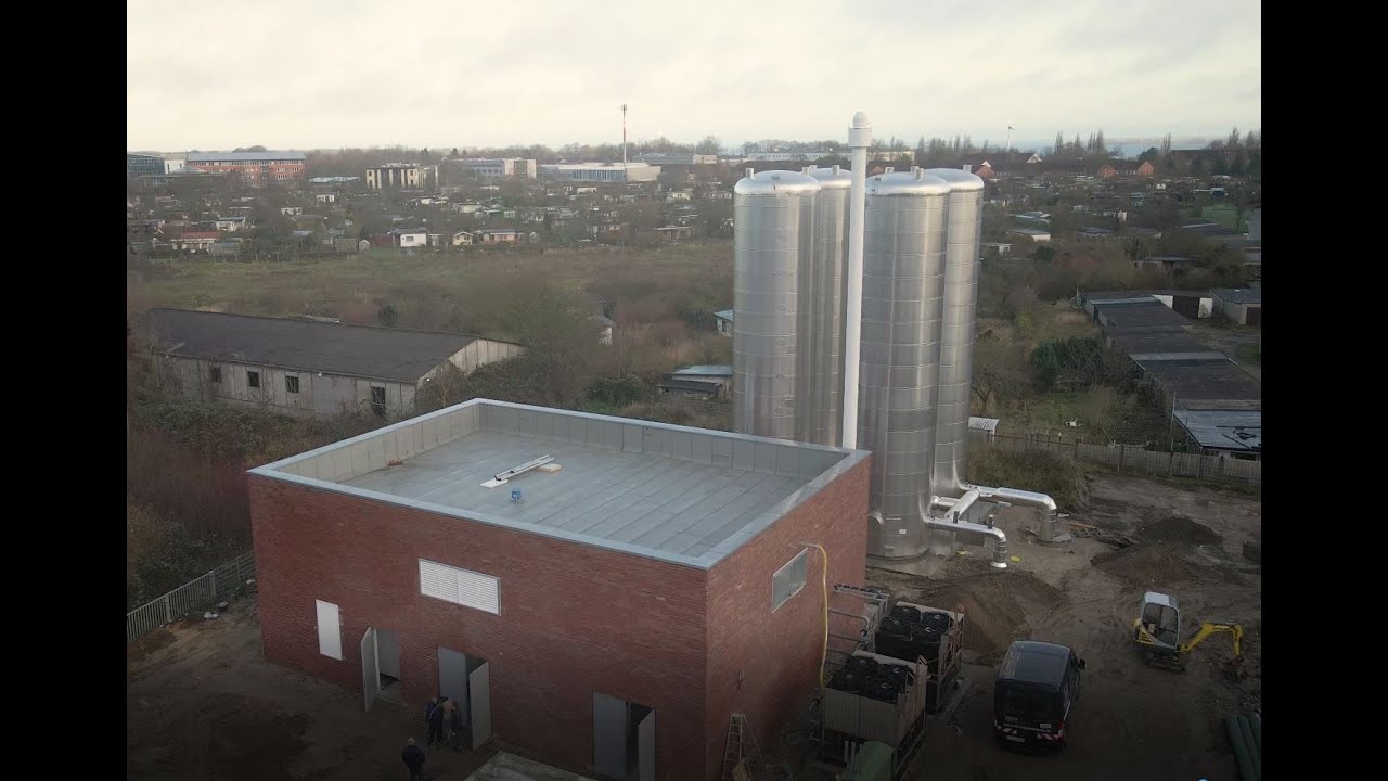 Zeitraffer: Bau Power-to-Heat-Anlage SWS Stadtwerke Stralsund GmbH