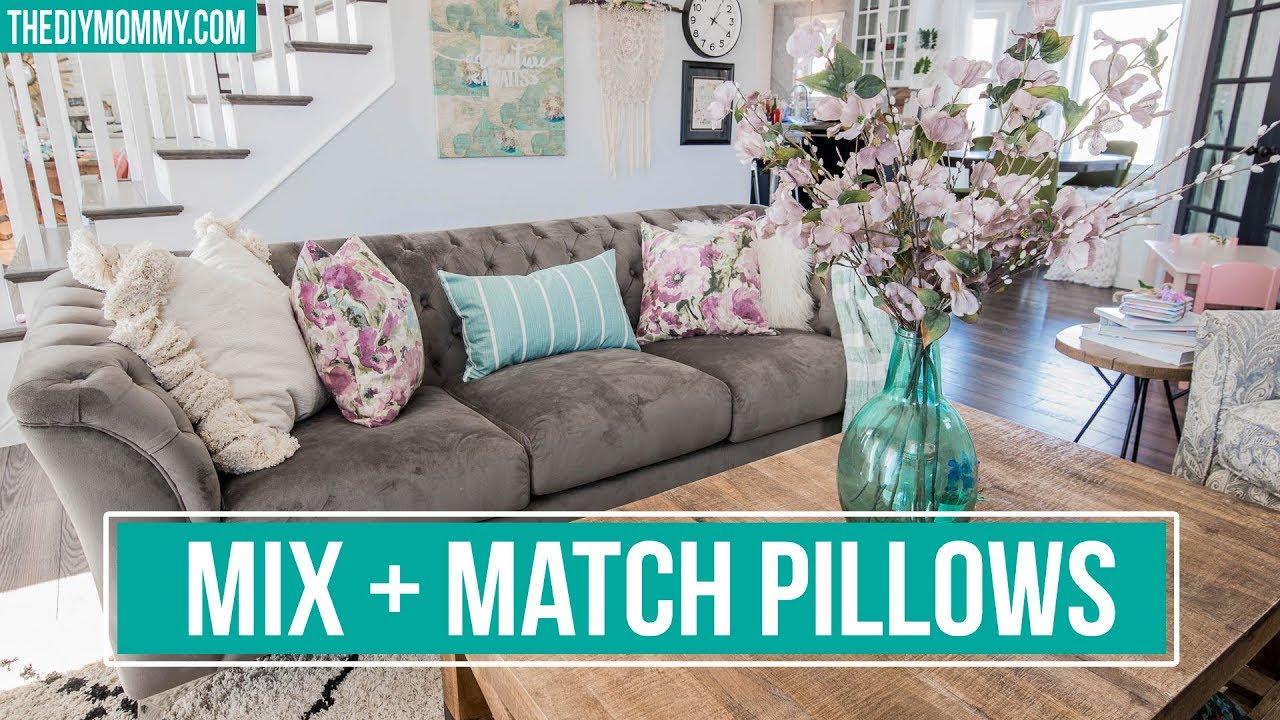 How to Mix and Match Throw Pillows