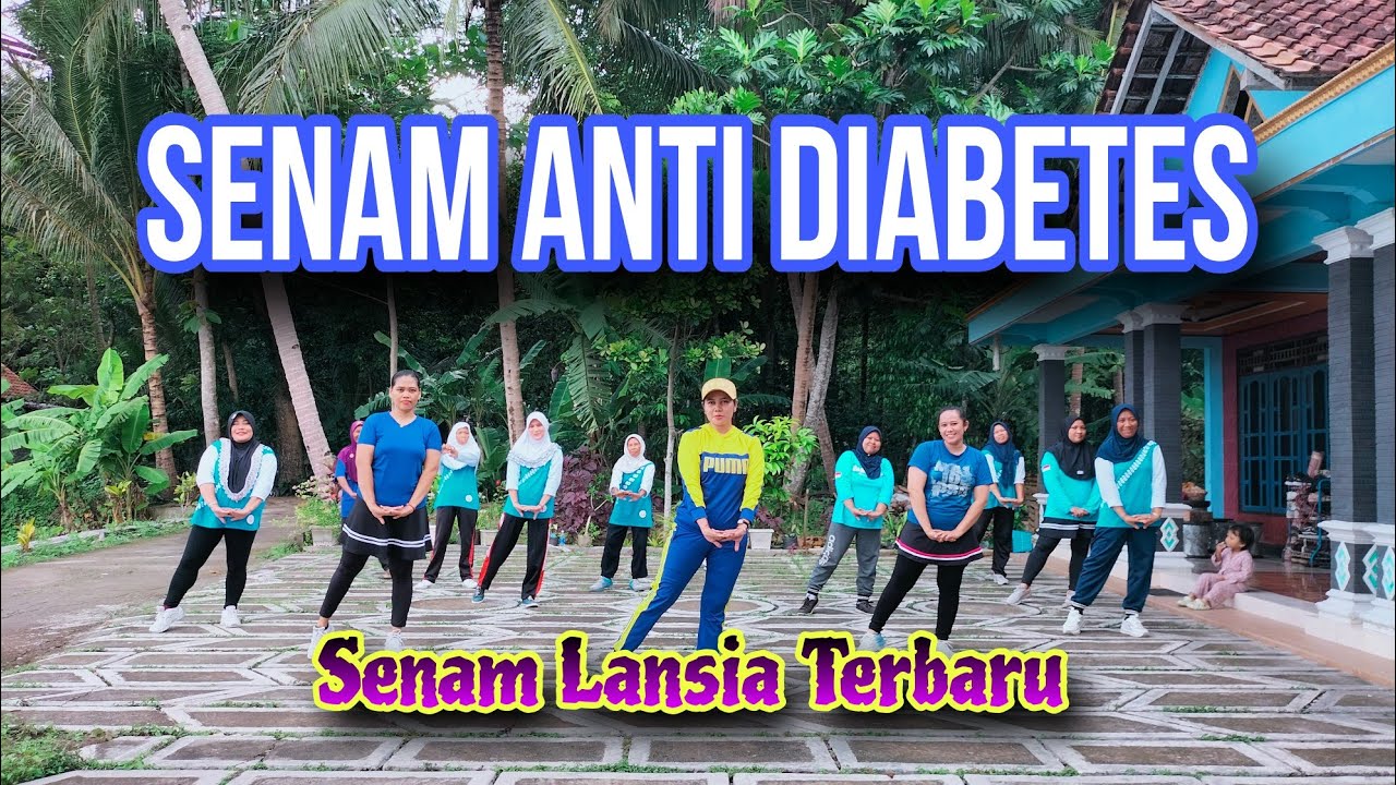 SENAM ANTI DIABETES //BAGIAN INTI //SENAM LANSIA TERBARU//@finakreasi-85