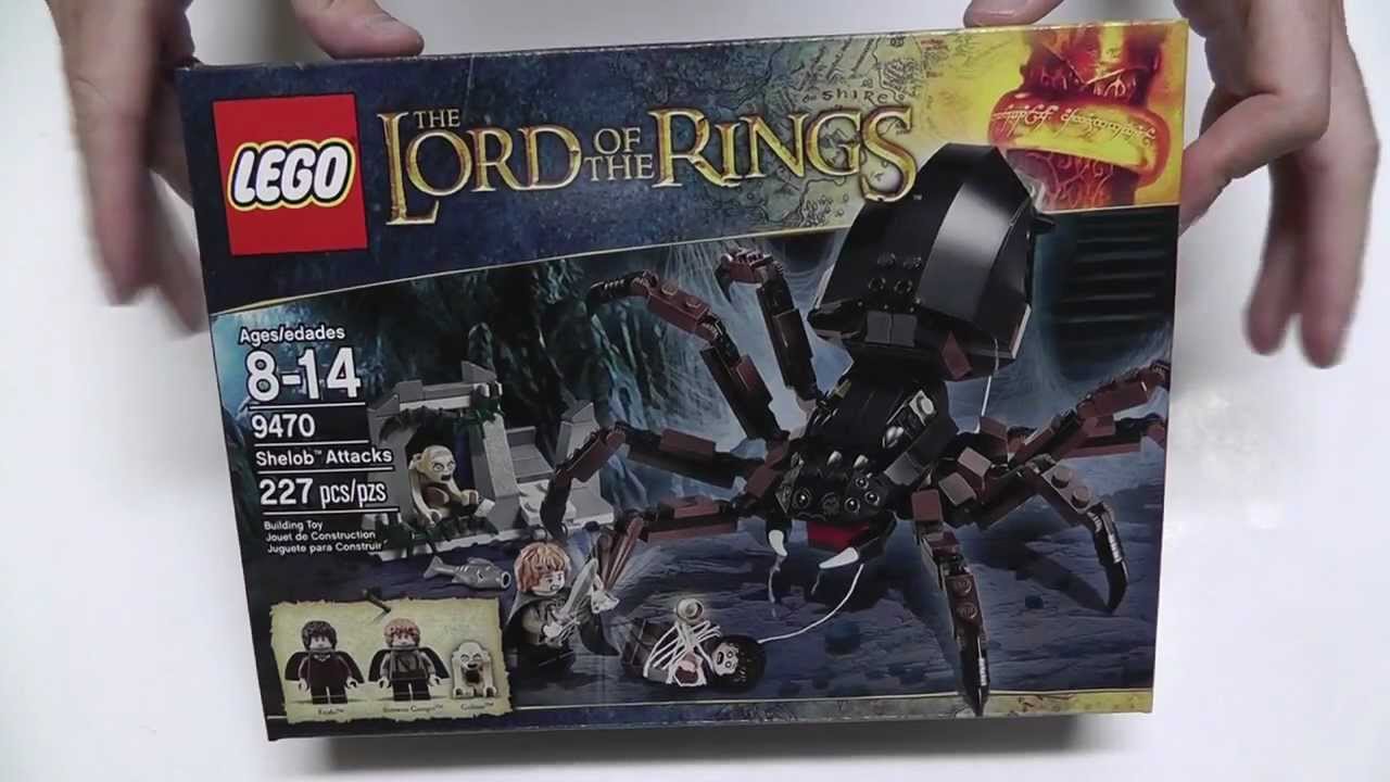 Набор LEGO «Властелин колец» № 9470 «Шелоб атакует» — обзор распаковки с ASMR-шепотом
