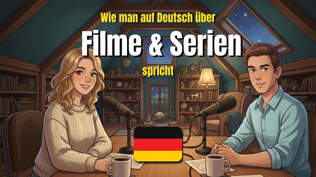 How to Talk About Movies and TV Shows in German | German conversation exercise (A1-A2)