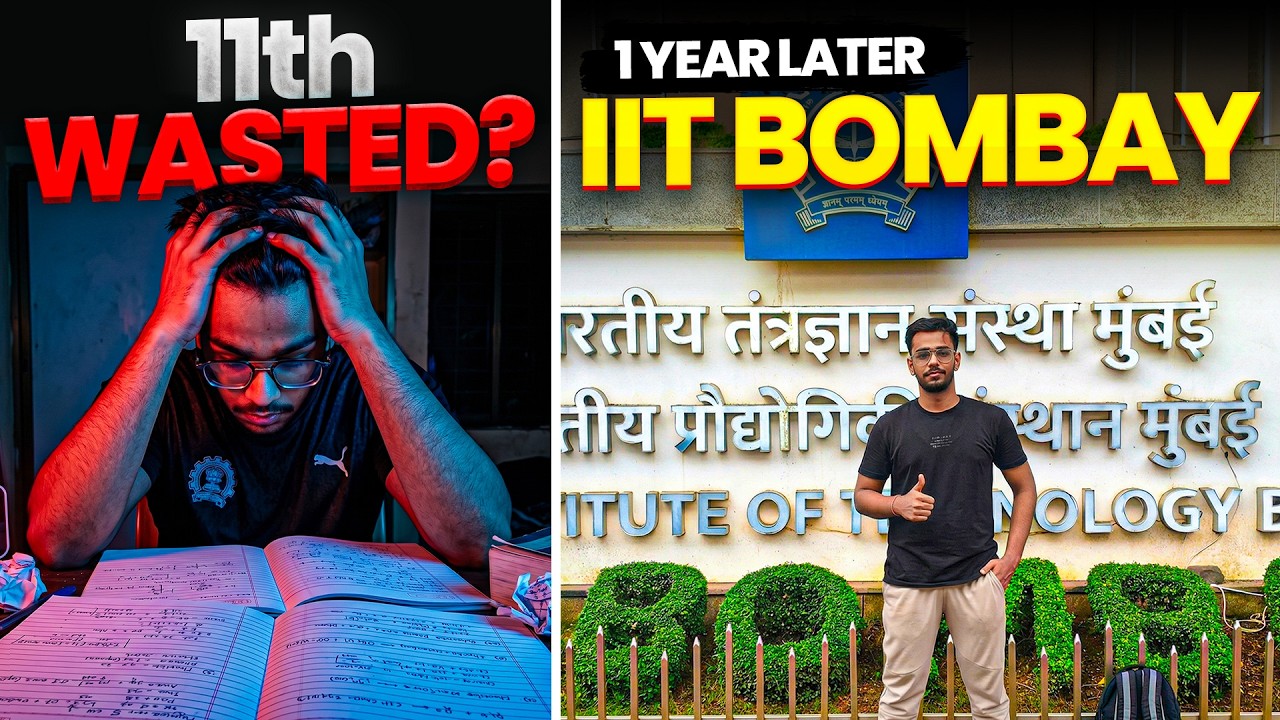 I Wasted Class 11 Too... Here is My Exact IIT Bombay Recovery Plan