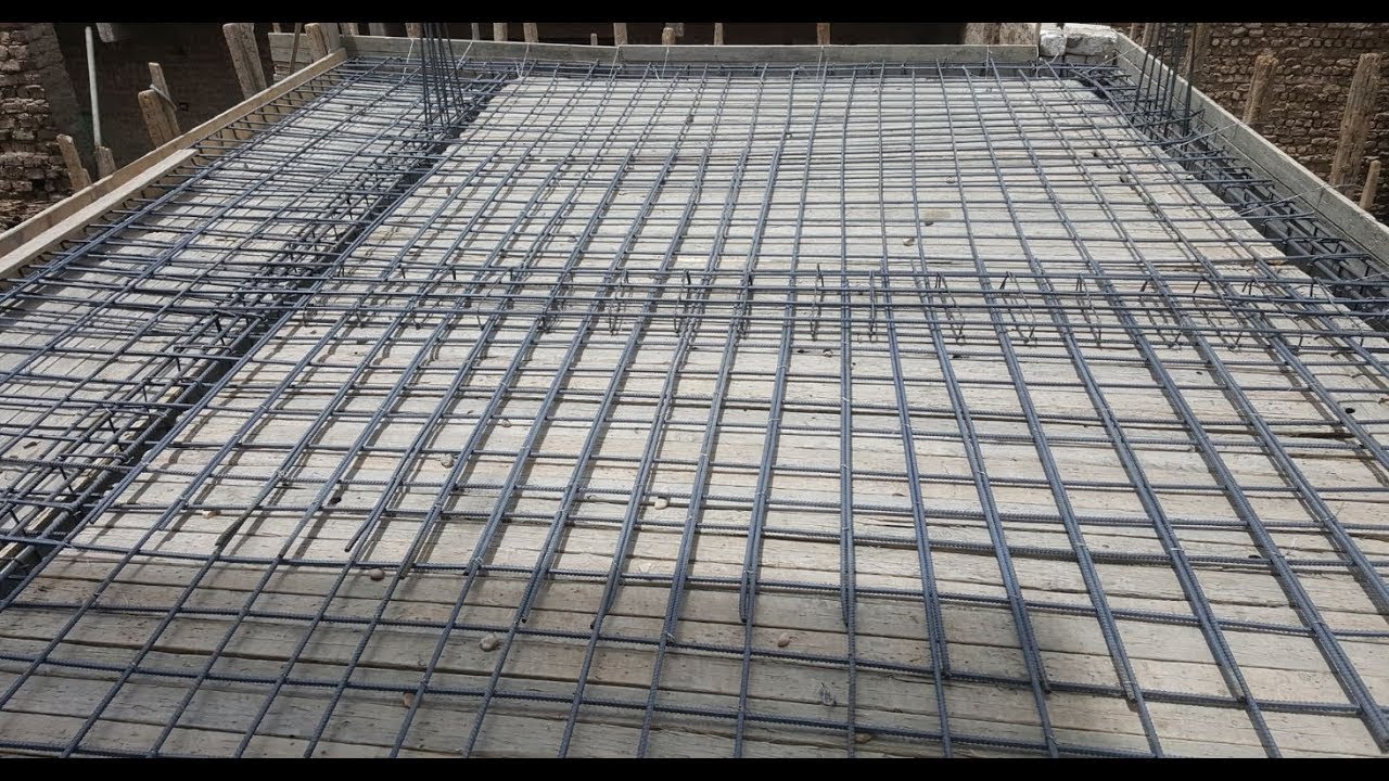 حساب كمية الخرسانة والحديد لسقف 200 متر مربع