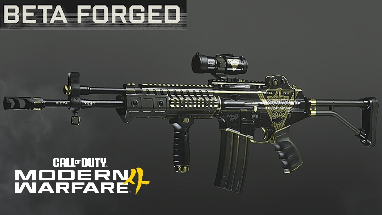 How To Unlock New Beta Forged Blueprint (MW4 Beta Rewards)
