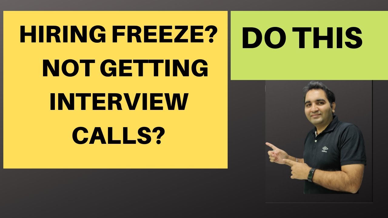 Not Getting Interview Calls| Hiring Freeze | Strategy to find Job in 2022