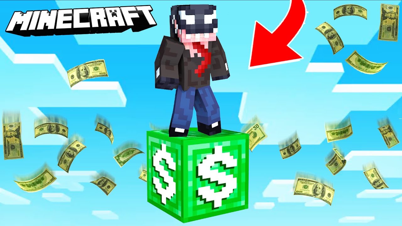 MINECRAFT, ale TYLKO NA JEDNYM BLOKU MILIARDERA!