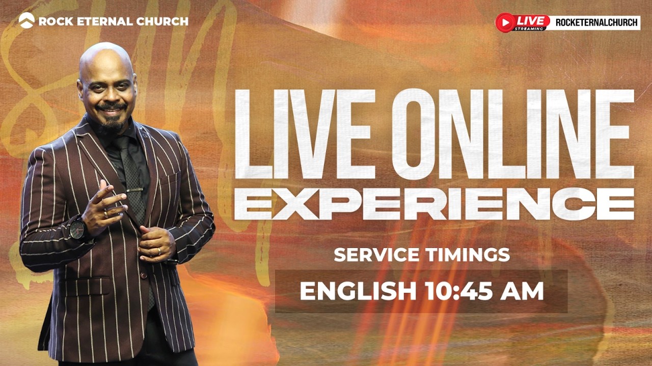 🔴 LIVE | Rock Eternal Church | English Service | February 15th 2026 | 10:45 AM | Ps.REENUKUMAR