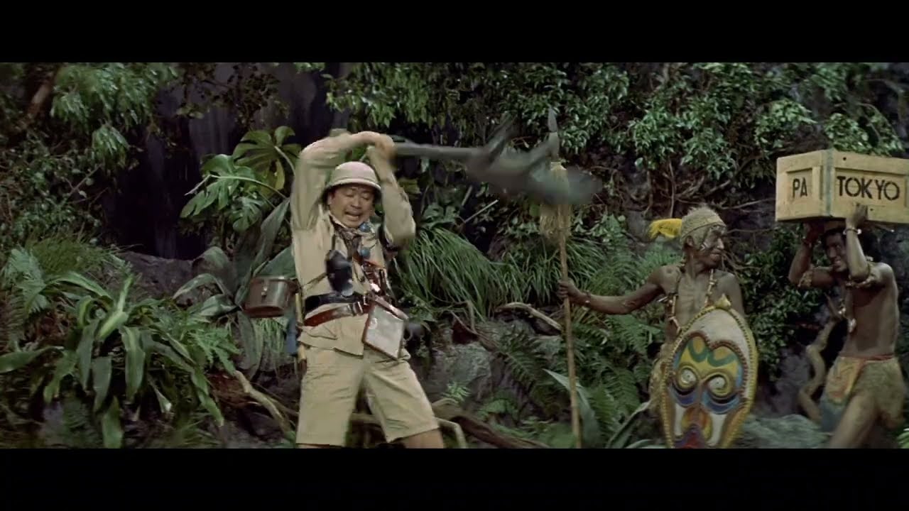King Kong vs Godzilla but only The Giant Lizard